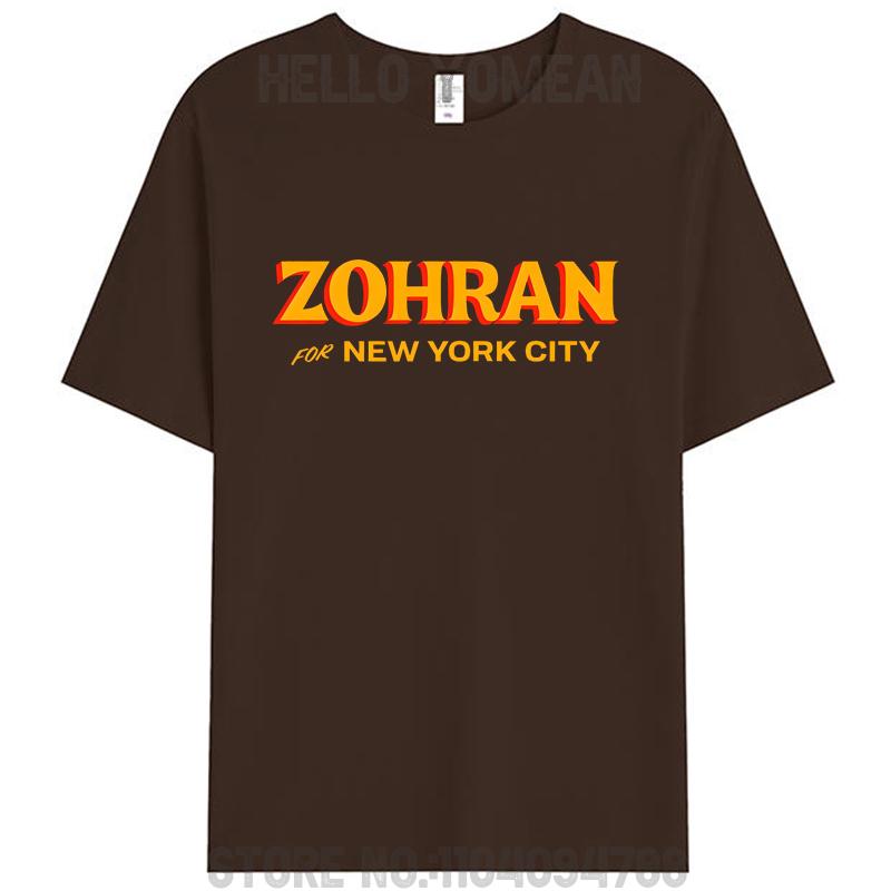 Zohran Mamdani Für Bürgermeisterwahl New York City 2025 Damen Herren Baumwoll-T-Shirt Grafik-T-Shirt Tops