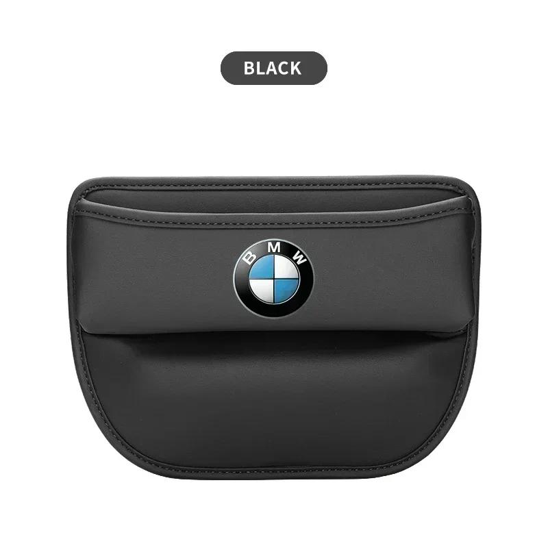 

2025 E46 x5 1PC Leather Car Logo Seat Organizer Box For Bmw 3 2 5 Series E90 F10 E60 X3 F25 E46 F30 X5 E53 E91 M M2 M3 M5 Auto A