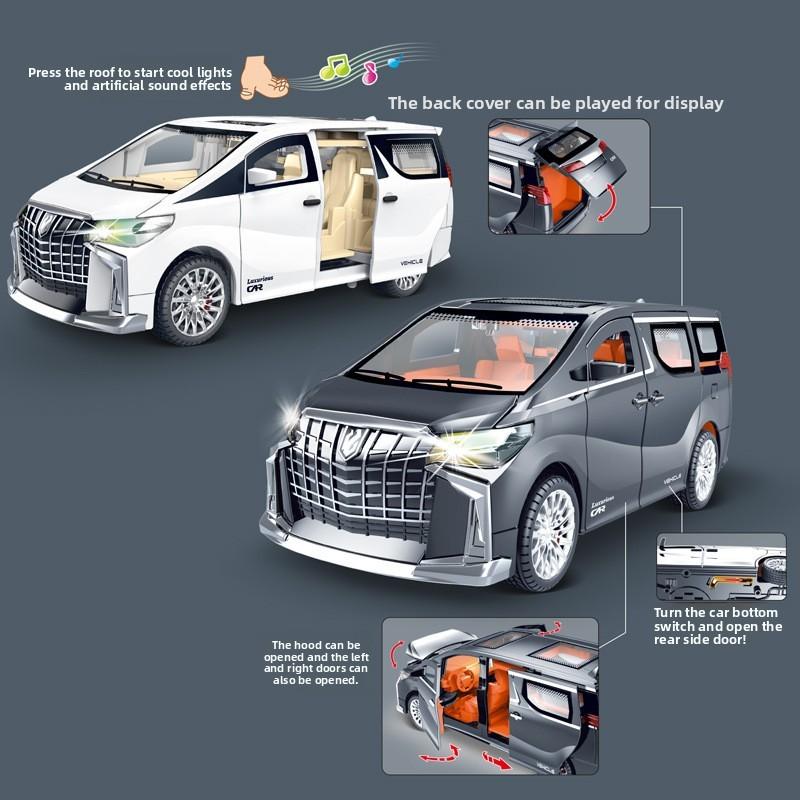 Six Commercial Door Vehicle Model With Music Lighting Inertia Children Car Toy