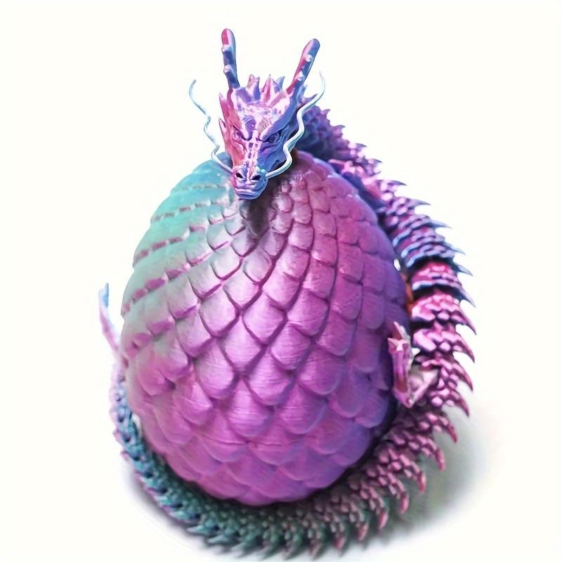 3D Dragon Printed Model - Colorful Anime-Inspired Collectible Desktop Accessory