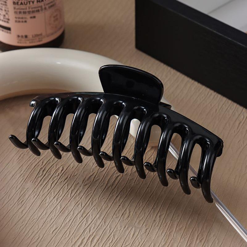 Soft Silicone Hairpin Shark Clip Hairpin Soft Anti-Collision Back Head Clip Anti-Fall Durable Butterfly Keel Clip