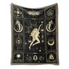 Regali Zodiaco Leone per Donne Tema Costellazione Lunare Coperta Plaid Decorazioni Astrologia Regali di Compleanno Leone Stregoneschi Coperte Gotici