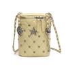 Design bright diamond box bag, new fashionable diamond chain bag, wind temperament crossbody shoulder bag