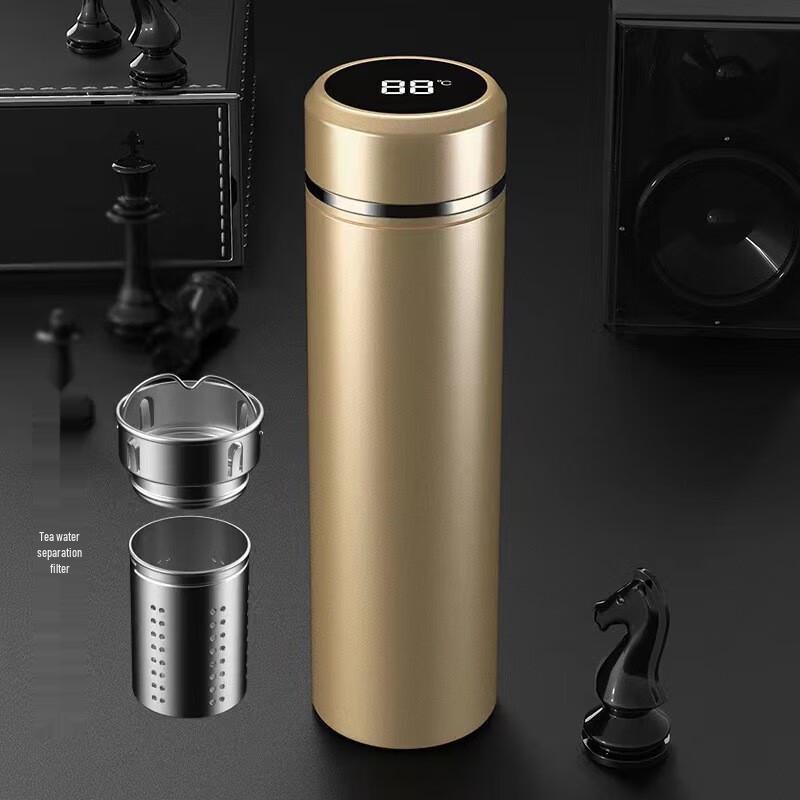 Smart LED Display Stainless Steel Thermos Mug