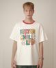 MISTER CHILD Lettering T-Shirt White Red