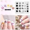 KADS Flower 035 Overprint nail stamping plates Flower Shape Image Manicure Template Beauty Tools Nail Art Stamp Plate