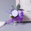 Elegant Silk Floral Arrangements Brooch/ Wrist Flower For Wedding Bridesmaid Bridal Party Decoration