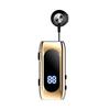 Bluetooth Wired Headset with Ultra-Long Battery, Single Ear, In-Ear Design, Vibration Alert, and Retractable for Business Calls.