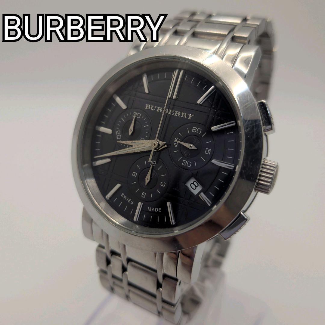 Used [In operation] BURBERRY BU1360 Men s Chronograph Watch