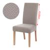 1/2/4/6 Pieces Cheap Jacquard Dining Room Chair Cover Spandex Elastic Stretch Slipcover for Kitchen Hotel Banquet Living Room