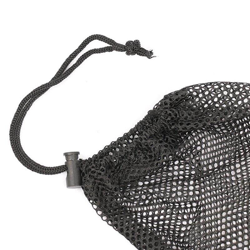 Mesh Storage Bag Nylon Mesh Bag Shopping Bag Multipurpose Nylon Drawstring Sack Durable Portable Golf Ball Mesh Bag