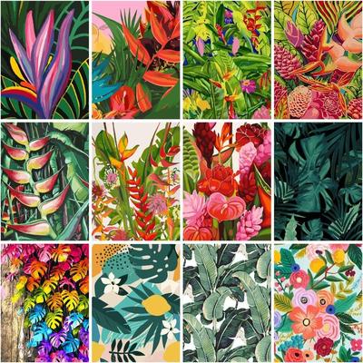 5D DIY Diamond Painting Flower Diamond Art Painting Embroidery Craft Full Round Drill Mosaic Decorations Home