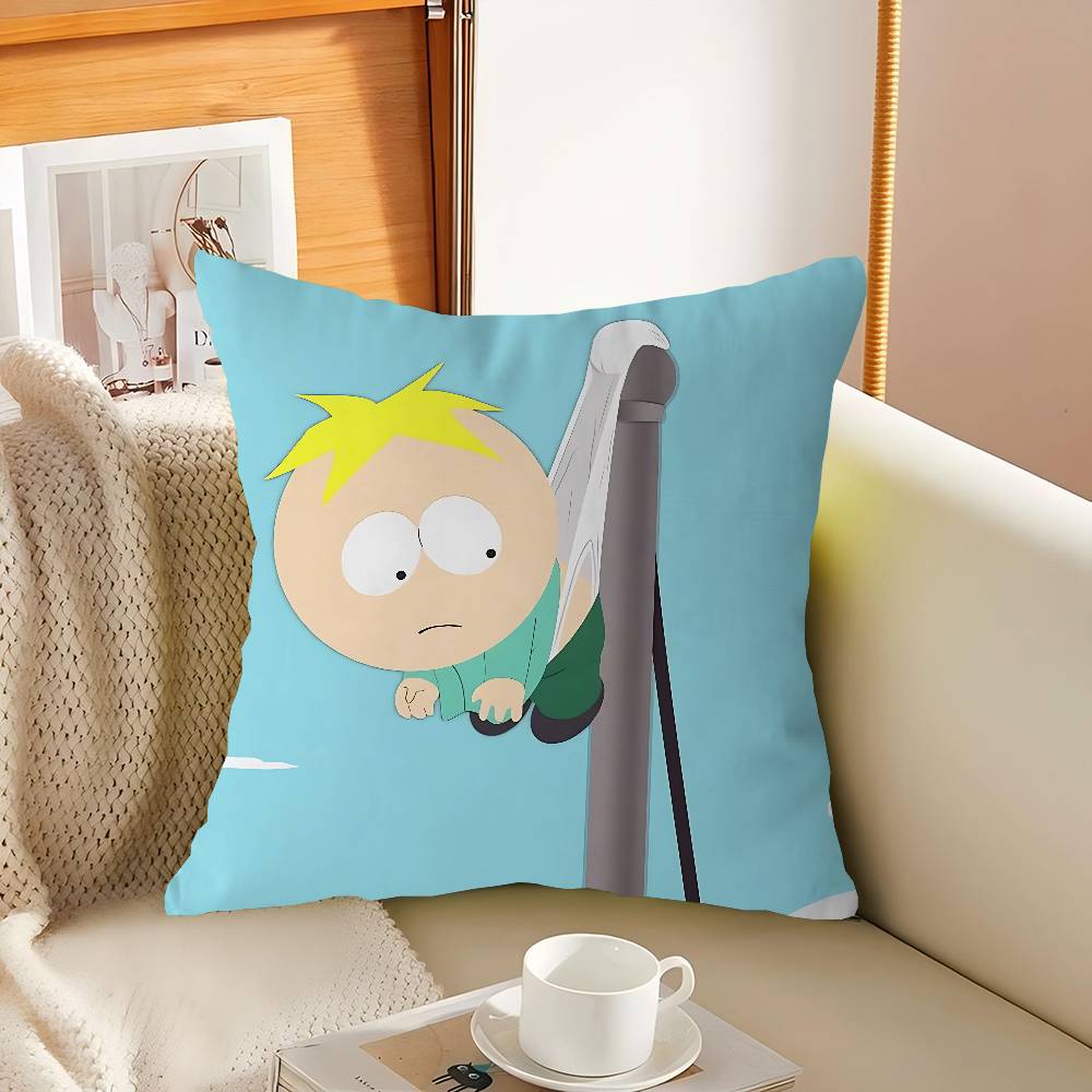 Anime South Park Butters Personlig Bild Text Heminredning Kuddar Hushållspresenter 45x45cm
