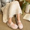 Fashion Versatile Bow Spring Mary Jane Shoes Children's Summer 2025 New with Skirt Flat Single Shoes Tide
