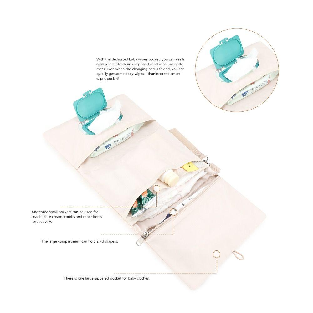 Foldable Baby Diaper Bag Bear Stroller Pouch Cute Diaper Organizer  Travel