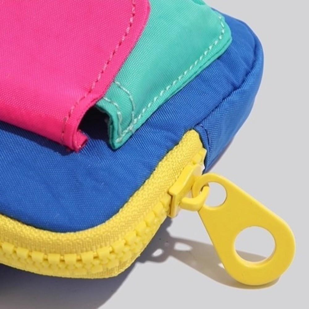 Stylish Portable Storage Bag Portable Zipper Earphone Case Compact Small Hanging Bag  Daily