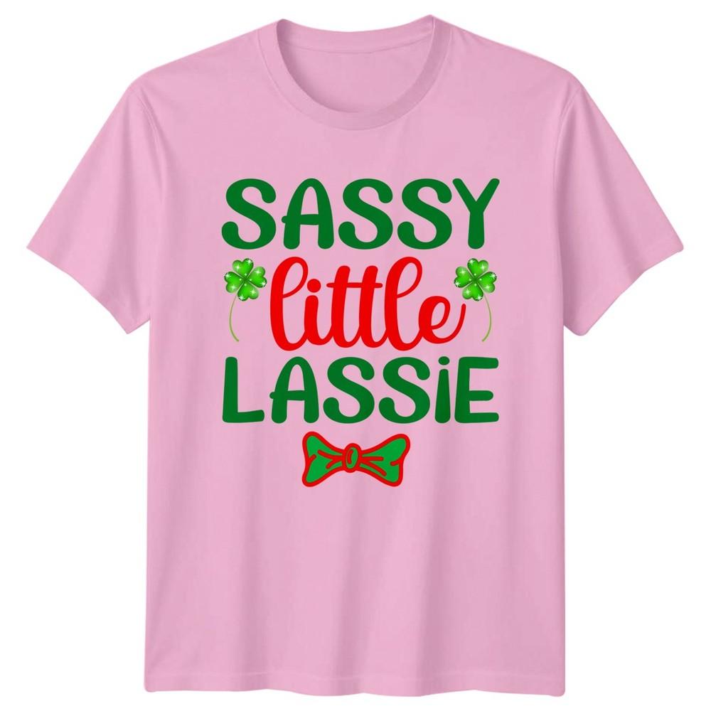 Sassy Little Lassie Unisexs TShirt Irish Pride St Patricks Day
