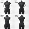 Women's Gothic Body Harness, PU Leather Lingerie Bra, Adjustable Punk Cage Top