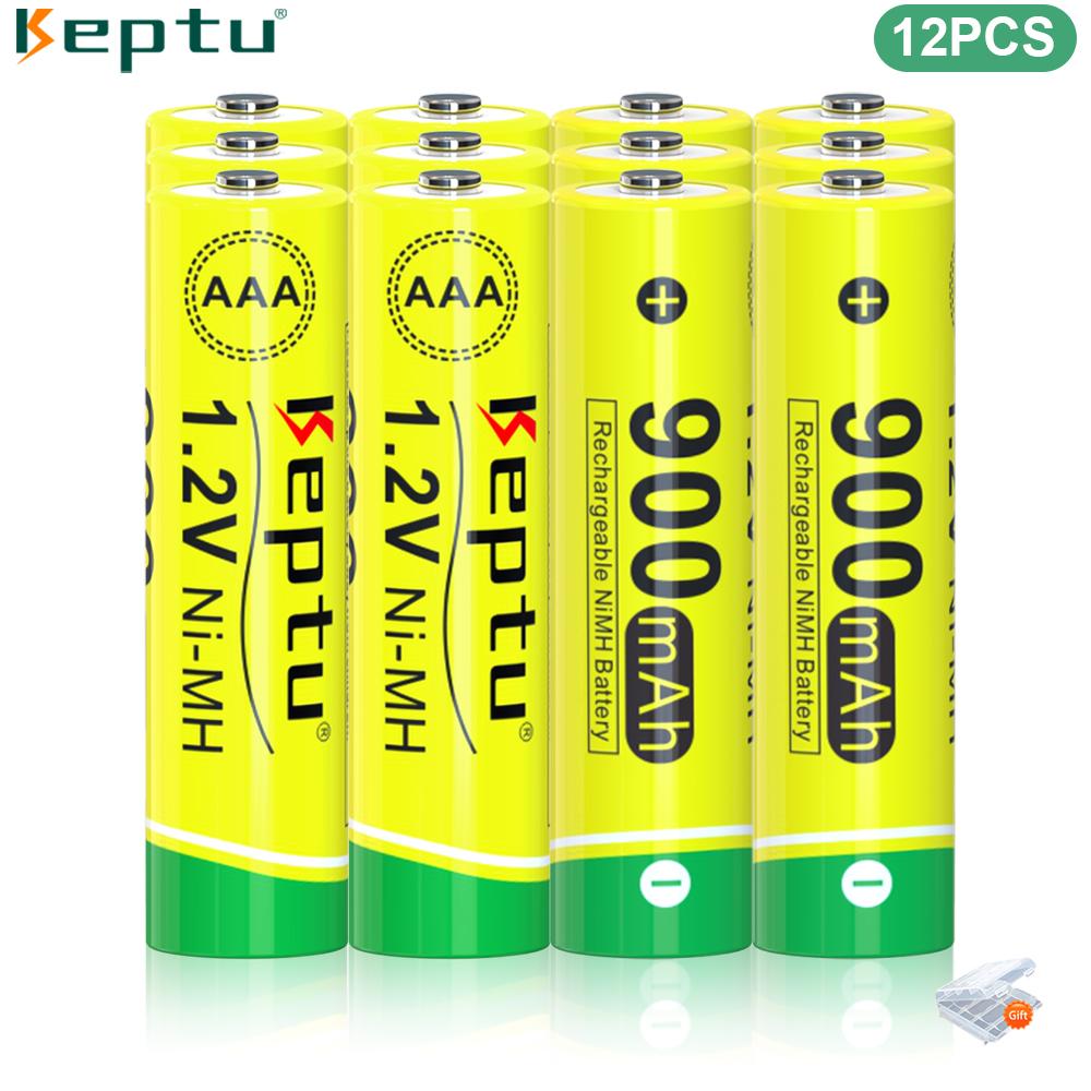 KEPTU 4-32pcs 3A AAA Rechargeable Battery 1.2V 900mAh Ni-MH Batteries