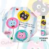 Three-fold automatic umbrella cartoon digital folding umbrella vinyl UV protection sun shade sun umbrella