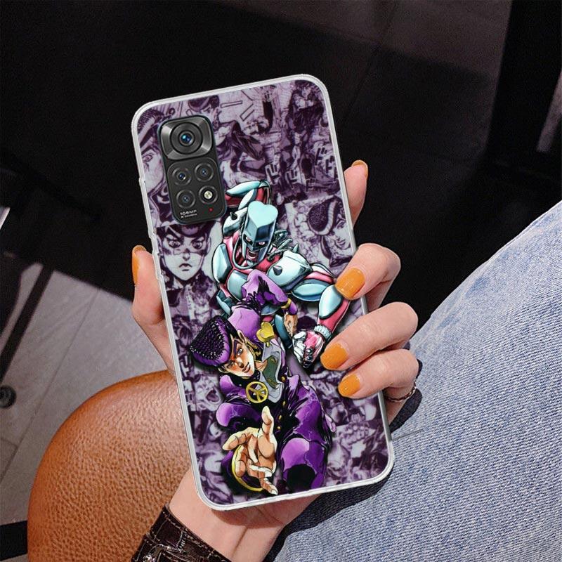 JoJo Bizarre Adventures Anime Phone Case For Xiaomi Redmi Note 15 14 13 12S 12 11 Pro Plus 14S 11S 11E 10 10S 11T 5G Personalize