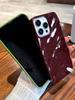 Luxury Wave Satin Ruffle Pattern Phone Case For iPhone 11 12 13 14 15 16 Pro Max X XR XS 7 8 Plus Shockproof Solid Color Cover