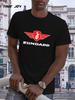 ZÜNDAPP T-shirt - Breathable Quick-Dry Casual Short Sleeve Tee with Bold Logo Print