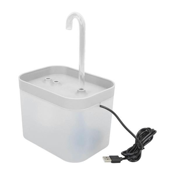 

1,5 л фонтан для кошек и собак с автоматической циркуляцией потока питьевой фонтан для домашних животных с локтевой насадкой