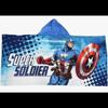 Poncho à Capuche Les Avengers Captain America 60 X 125 cm - Couleur:Bleu Taille:Taille Unique - Bleu