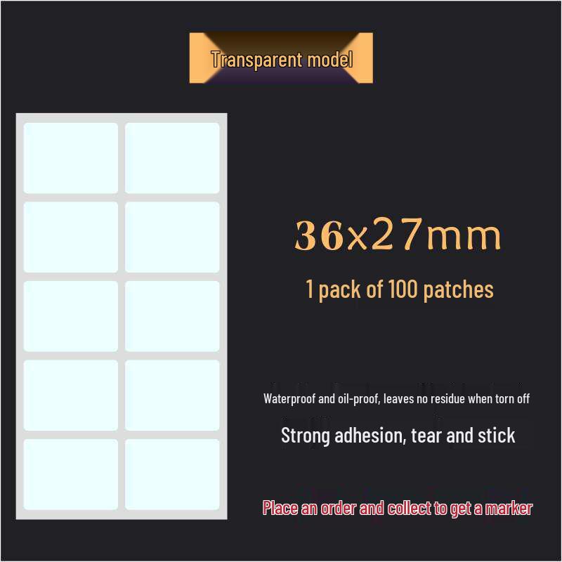 Waterproof Silver Label Stickers for Kitchen Storage and Seasoning Marking