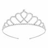 Crystal Rhinestone Bridal Tiara Micro Pave Zircon Crystal Crown Crowns Headpiece  Bridal Party