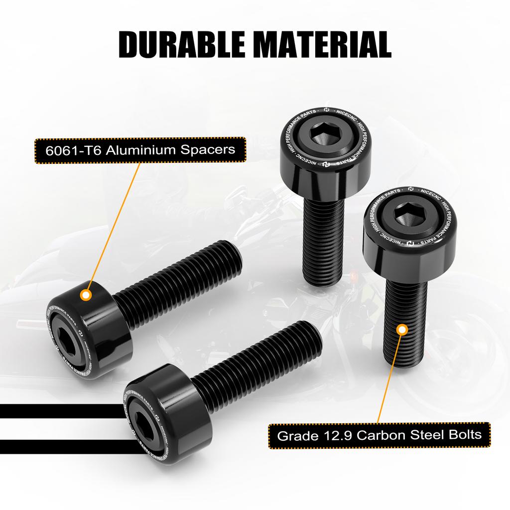 Kohlenstoffstahl Motorrad Hinterradstoßdämpferbolzen für Harley Road King FLHR 1994-2015 2016 2017 2018 2019 2020 2021 2022 2023