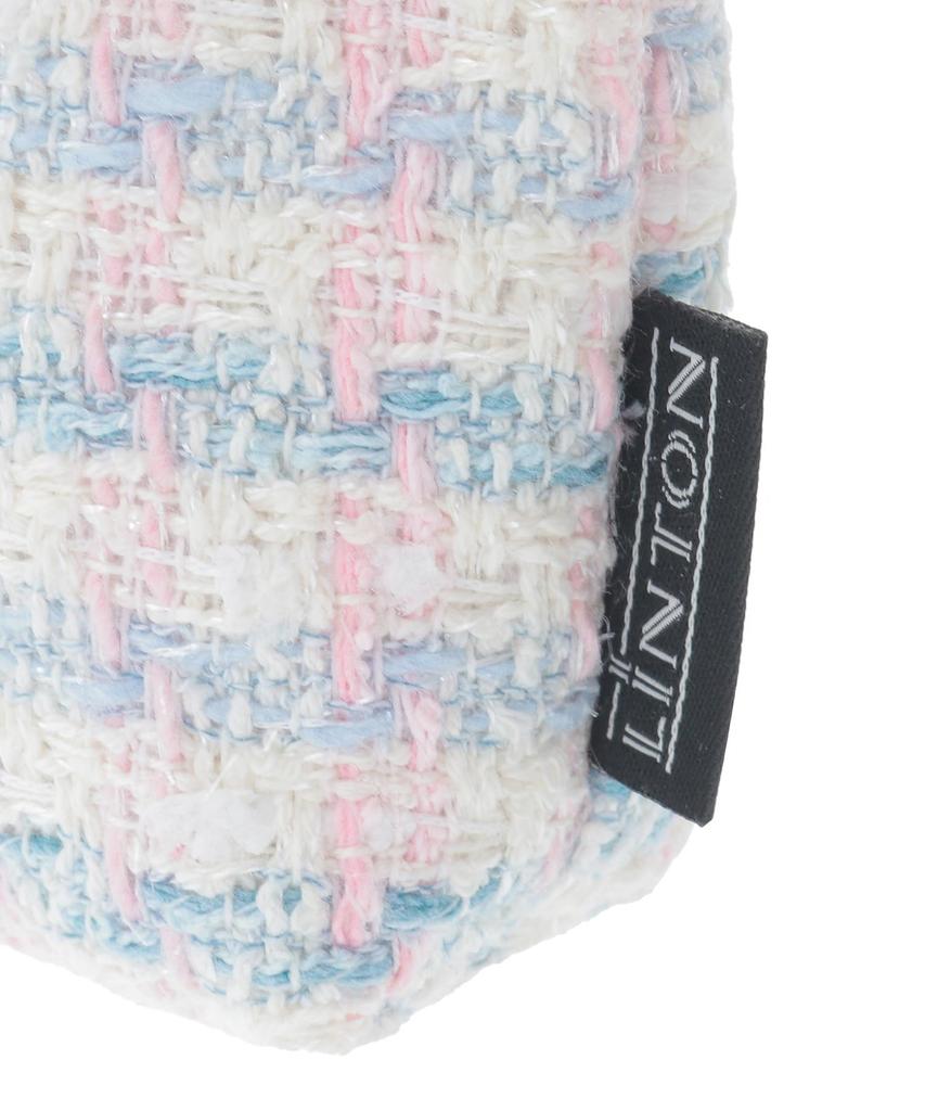 Maison de Fleur Women's Linton Tweed Pouch, Black