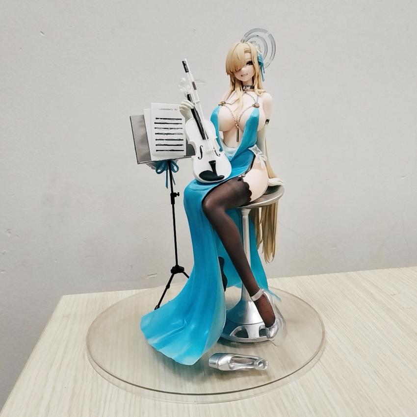 23CM Blue Archive Hina Swimsuit Asuna Bunny girl figure PVC Action Anime model adult Collection Dolls toys gift