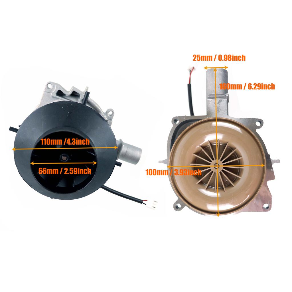 12V 5KW Air Diesel Heater Blower Fan Motor Assembly Wind Wheel Inner For Chinese Heaters Car Truck VAN