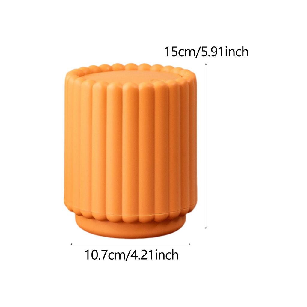 Small Press Top Desktop Trash Can Accessories Tabletop Garbage Can