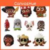 Moana Pvc Doll Collection Set With Large Eyes For Kids And Collectors