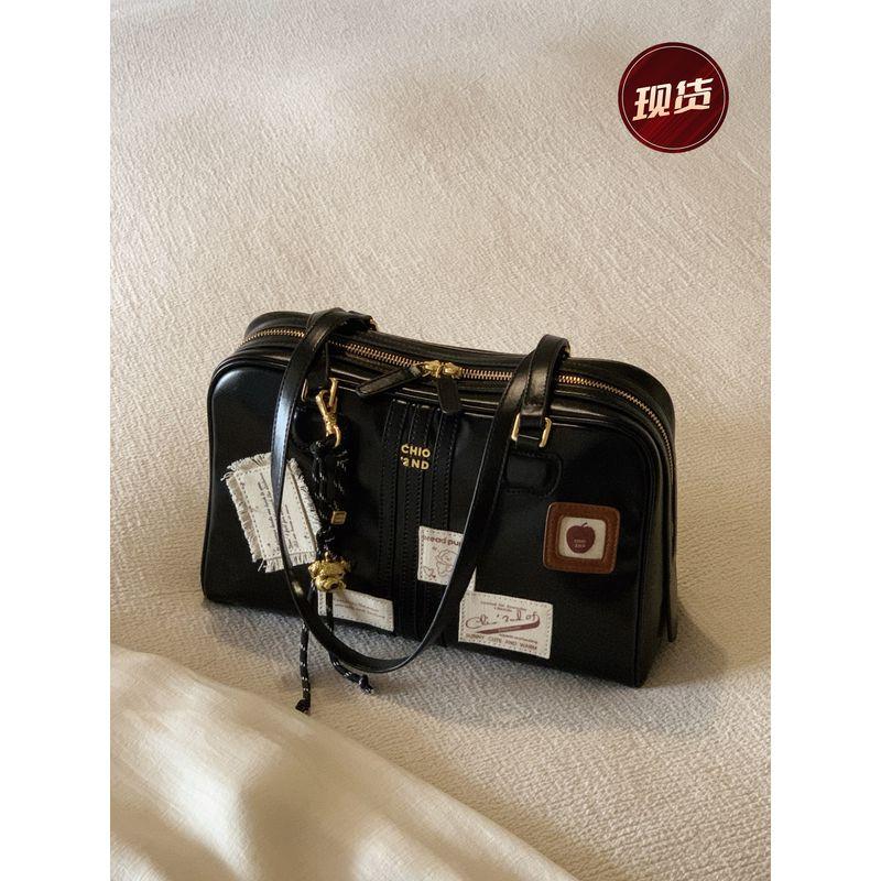 

South Style Chio2nd Bread Puppy Sea Post Pillow Bag Female Niche Style Trendy Patch Bag Shoulder Satchel