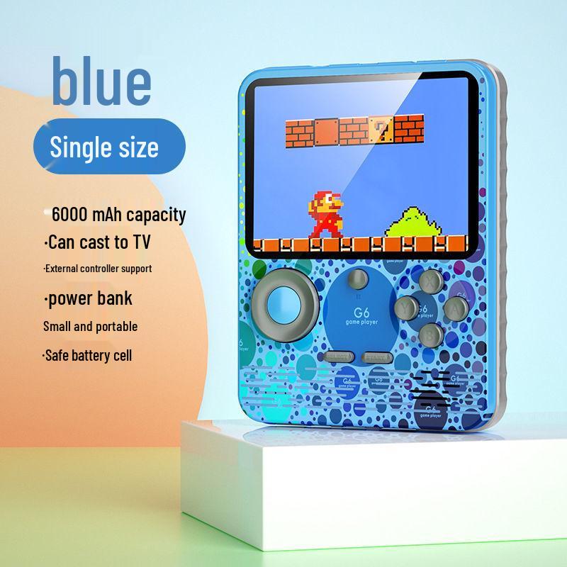 

Ретро портативна ігрова консоль та павербанк: Ностальгічна розвага для двох гравців з Super Mario та Tetris