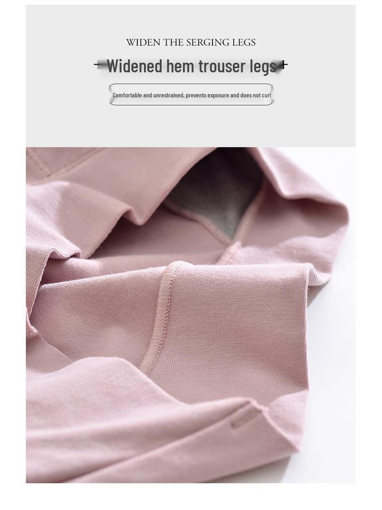 Högmidjade Tummy Control 60-tals Kammad Bomull Dam Antibakteriella Trosor - Andningsbara, Ingen Skavning, Höst/Vinter Komfort