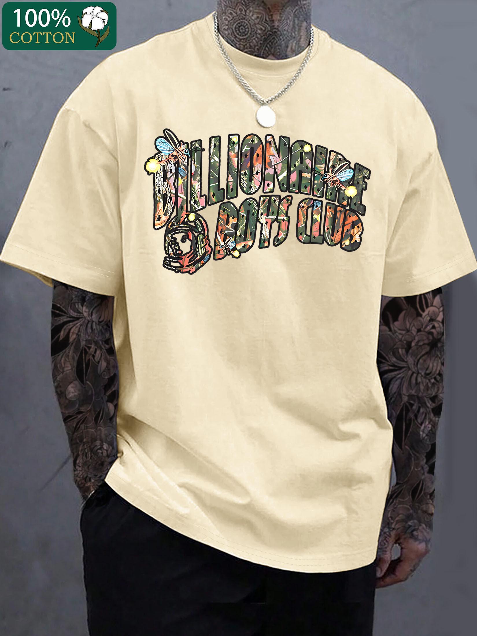 Creative and fashionable letter printing fine cotton Tshirts mens fashionable and casual round neck Tshirts S