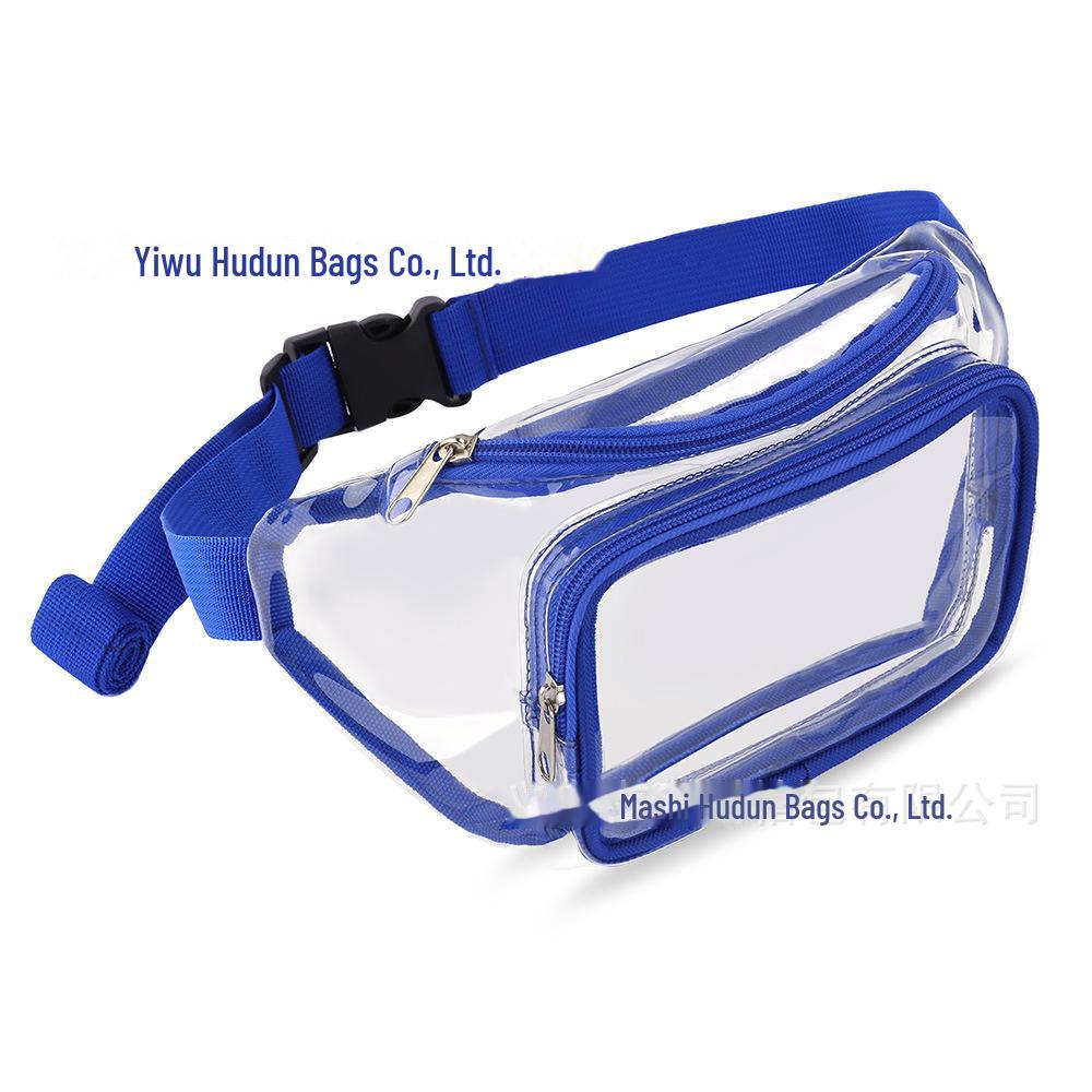 Clear PVC Waterproof Waist Bag for Sports, Running, and Travel with Logo