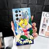 Candy 90s Cartoon Soft Phone Case for Samsung Galaxy S26 S25 Edge S24 Ultra S23 Plus S22 S21 FE S20 Black Cover Back Shell