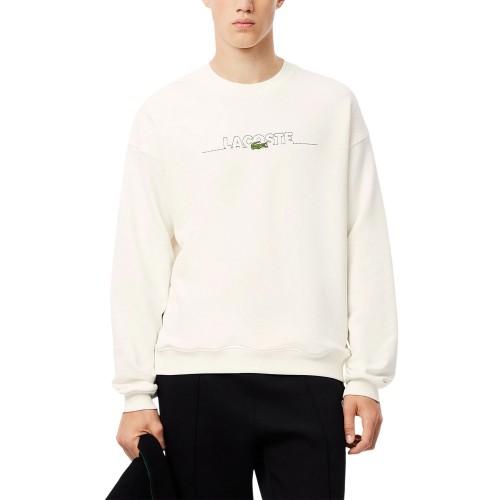 Lacoste Mens Embroidered Logo Drop Shoulder Sweatshirt