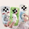 For Xiaomi Redmi 14C Case Poco C75 Cover 2024 Cute Panda Rabbit Cartoon Soft Matte Silicone Back Cover For Redmi14C PocoC75 Case