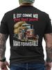 Men's Fun French Farmer Quote T-Shirt- I Can't