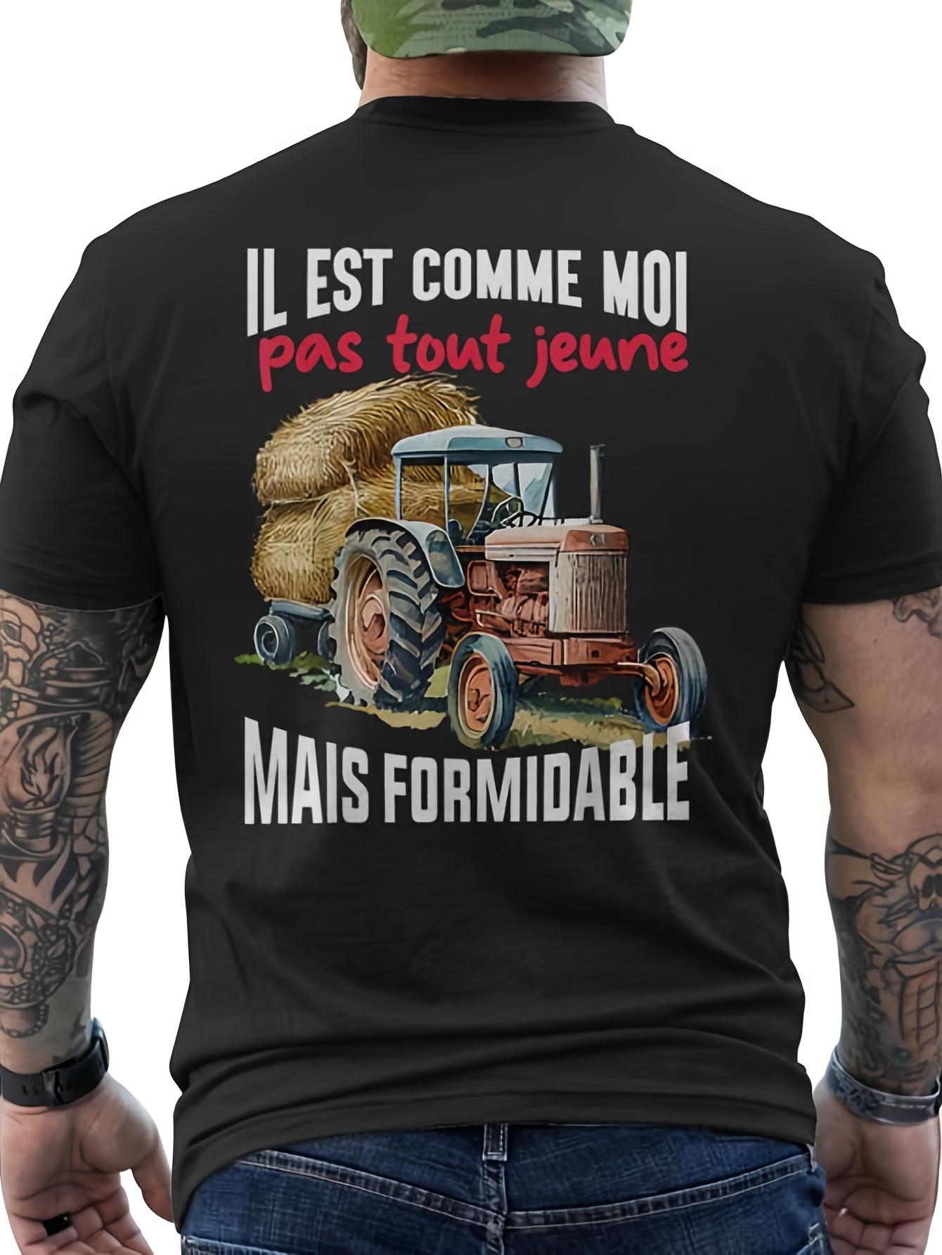 Men s Fun French Farmer Quote T-Shirt- I Can t XXXXL