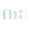 30ml Travel Cosmetics Dispensing Bottle Portable Leak Proof Refillable Containers Set for Toiletries Liquid & Creams