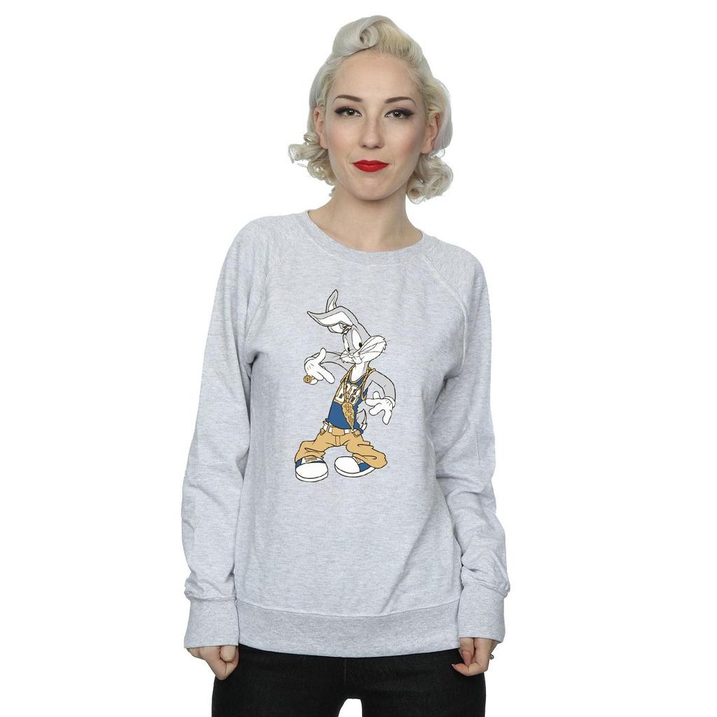 Looney Tunes Womens/Ladies Rapper Bugs Bunny Sweatshirt
