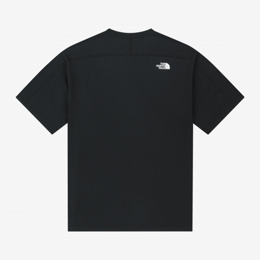 The North Face White Label Hybrid Waffle Short Sleeve Tee Black Nt7ur15k